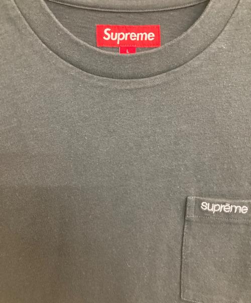 SUPREME（シュプリーム）Supreme (シュプリーム) S/S Pocket Tee ブラック サイズ:Ｌの古着・服飾アイテム