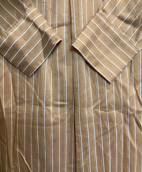 23区（ニジュウサンク）23区 (ニジュウサンク) ブラウスワンピース ブラウン サイズ:Ｓの古着・服飾アイテム