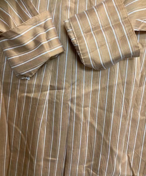 23区（ニジュウサンク）23区 (ニジュウサンク) ブラウスワンピース ブラウン サイズ:Ｓの古着・服飾アイテム