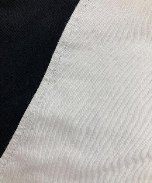stussy（ステューシー）stussy (ステューシー) ラグランカットソー ブラック×ホワイト サイズ:Ｍの古着・服飾アイテム