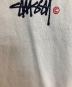 中古・古着 stussy (ステューシー) ラグランカットソー ブラック×ホワイト サイズ:Ｍ：5000円