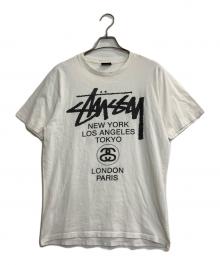 stussy（ステューシー）の古着「ワールドツアーＴシャツ」｜ホワイト