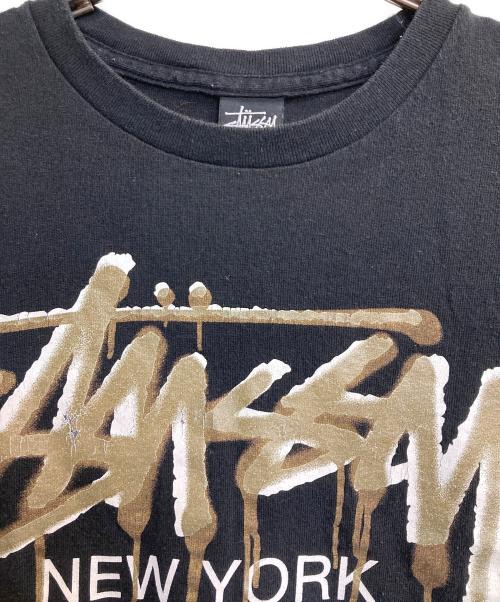 stussy（ステューシー）stussy (ステューシー) ワールドツアーＴシャツ ブラック サイズ:ＭＥＤＩＵＭ　　の古着・服飾アイテム