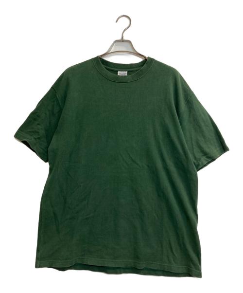 LOOPWHEELER（ループウィラー）LOOPWHEELER (ループウィラー) クルーネックTee グリーン サイズ:ＸＬの古着・服飾アイテム