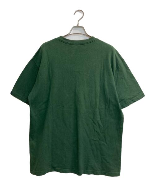 LOOPWHEELER（ループウィラー）LOOPWHEELER (ループウィラー) クルーネックTee グリーン サイズ:ＸＬの古着・服飾アイテム