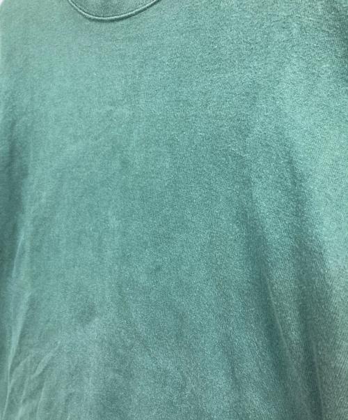 LOOPWHEELER（ループウィラー）LOOPWHEELER (ループウィラー) クルーネックTee グリーン サイズ:ＸＬの古着・服飾アイテム