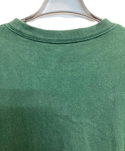 LOOPWHEELER（ループウィラー）LOOPWHEELER (ループウィラー) クルーネックTee グリーン サイズ:ＸＬの古着・服飾アイテム