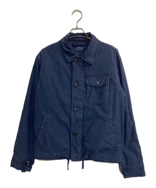 POLO RALPH LAUREN（ポロ・ラルフローレン）POLO RALPH LAUREN (ポロ・ラルフローレン) A-2デッキジャケット ネイビー サイズ:Sの古着・服飾アイテム