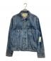 DENIM & SUPPLY RALPH LAUREN（デニム＆サプライ ラルフローレン）の古着「ペイントスプラッター デニム トラッカー ジャケット」｜インディゴ