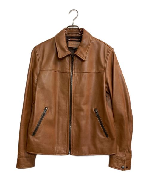 COACH（コーチ）COACH (コーチ) レザースイングトップ ブラウン サイズ:Mの古着・服飾アイテム