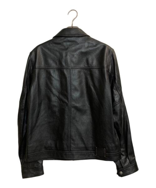 COACH（コーチ）COACH (コーチ) 1st typeラムレザートラッカージャケット ブラック サイズ:50の古着・服飾アイテム