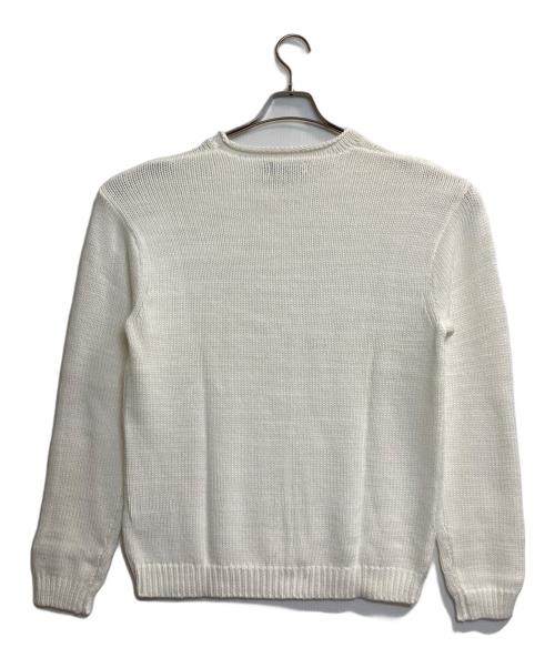 POLO RALPH LAUREN（ポロ・ラルフローレン）POLO RALPH LAUREN (ポロ・ラルフローレン) roll neck cotton knit ホワイト サイズ:Ｍの古着・服飾アイテム