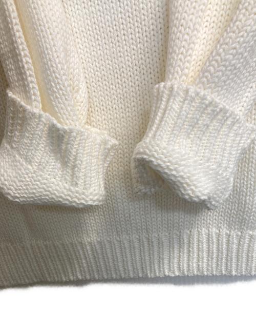 POLO RALPH LAUREN（ポロ・ラルフローレン）POLO RALPH LAUREN (ポロ・ラルフローレン) roll neck cotton knit ホワイト サイズ:Ｍの古着・服飾アイテム