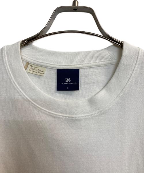 LEVI'S BLUE TAB（リーバイスブルータブ）LEVI'S BLUE TAB (リーバイスブルータブ) クラシックTシャツ ホワイト サイズ:Ｌの古着・服飾アイテム