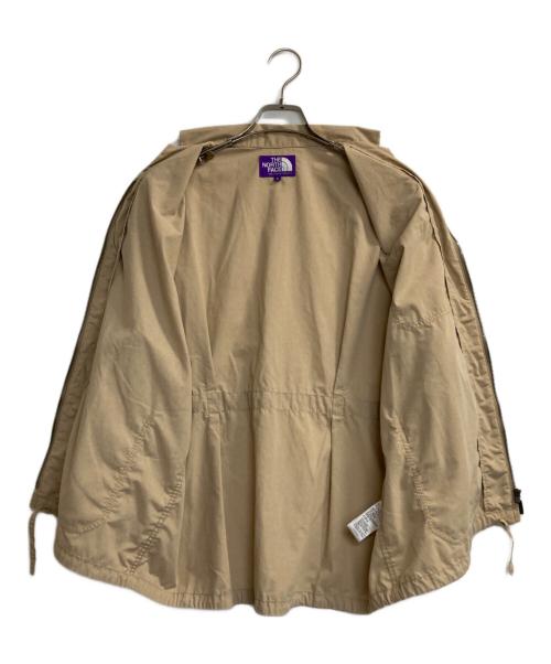THE NORTHFACE PURPLELABEL（ザ・ノースフェイス パープルレーベル）THE NORTHFACE PURPLELABEL (ザ・ノースフェイス パープルレーベル) Polyester Linen Field H/S Zip Shirt ベージュ サイズ:Ｓの古着・服飾アイテム
