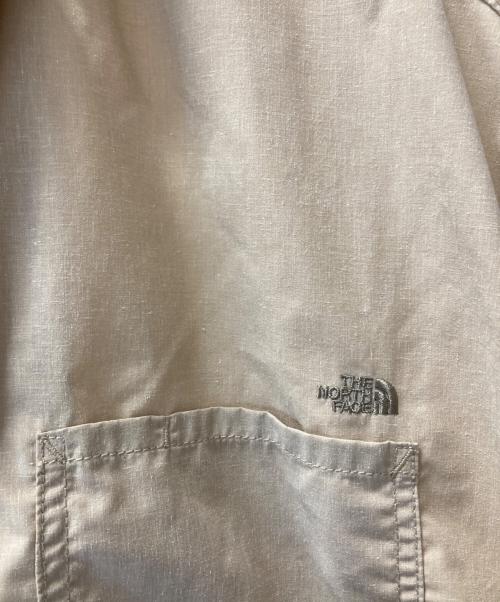THE NORTHFACE PURPLELABEL（ザ・ノースフェイス パープルレーベル）THE NORTHFACE PURPLELABEL (ザ・ノースフェイス パープルレーベル) Polyester Linen Field H/S Zip Shirt ベージュ サイズ:Ｓの古着・服飾アイテム