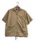 THE NORTHFACE PURPLELABEL（ザ・ノースフェイス パープルレーベル）の古着「Polyester Linen Field H/S Zip Shirt」｜ベージュ