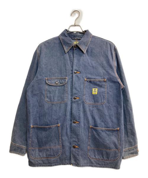 Wrangler（ラングラー）Wrangler (ラングラー) オレンジステッチカバーオール インディゴ サイズ:Ｌの古着・服飾アイテム