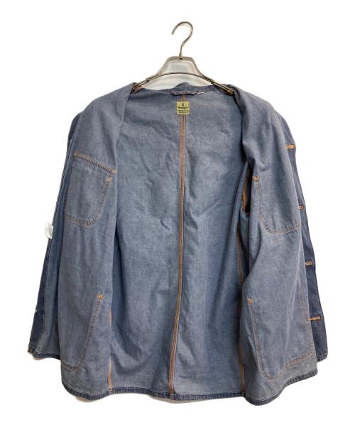 Wrangler（ラングラー）Wrangler (ラングラー) オレンジステッチカバーオール インディゴ サイズ:Ｌの古着・服飾アイテム