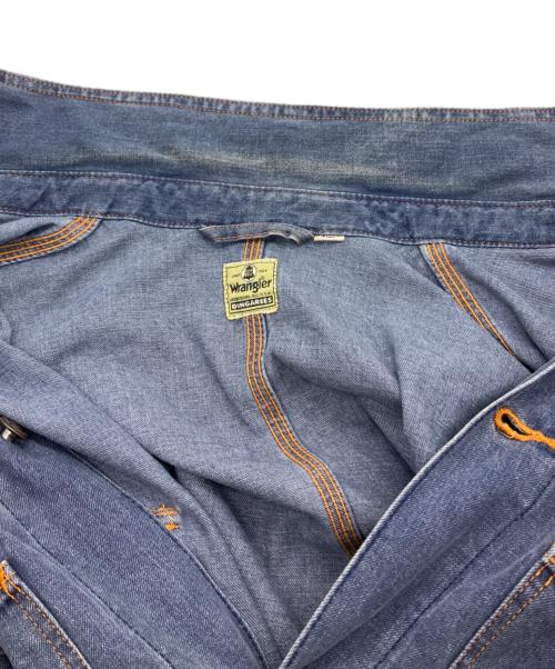 Wrangler（ラングラー）Wrangler (ラングラー) オレンジステッチカバーオール インディゴ サイズ:Ｌの古着・服飾アイテム
