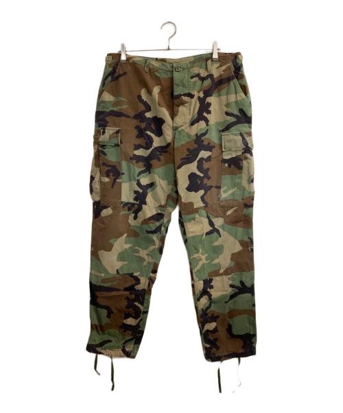 US ARMY（ユーエスアーミー）US ARMY (ユーエスアーミー) ROUSERS WOODLAND CAMOUFLAGE PATTERN COMBAT PANT オリーブ サイズ:Ｌの古着・服飾アイテム