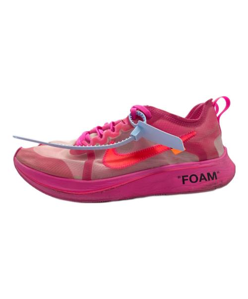 NIKE（ナイキ）NIKE (ナイキ) OFFWHITE (オフホワイト) ZOOM FLY SP ピンク サイズ:US9の古着・服飾アイテム