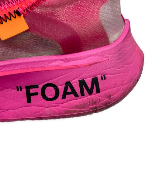 NIKE（ナイキ）NIKE (ナイキ) OFFWHITE (オフホワイト) ZOOM FLY SP ピンク サイズ:US9の古着・服飾アイテム