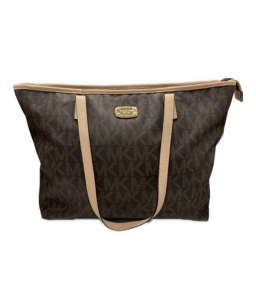 MICHAEL KORS（マイケルコース）MICHAEL KORS (マイケルコース) トートバッグ ブラウンの古着・服飾アイテム