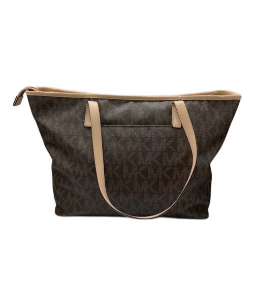 MICHAEL KORS（マイケルコース）MICHAEL KORS (マイケルコース) トートバッグ ブラウンの古着・服飾アイテム