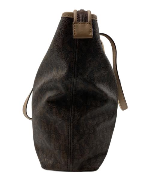 MICHAEL KORS（マイケルコース）MICHAEL KORS (マイケルコース) トートバッグ ブラウンの古着・服飾アイテム