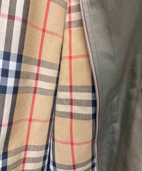 Burberry's（バーバリーズ）Burberry's (バーバリーズ) 裏ノヴァチェックステンカラーコート カーキ サイズ:記載なしの古着・服飾アイテム