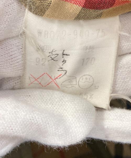 Burberry's（バーバリーズ）Burberry's (バーバリーズ) 裏ノヴァチェックステンカラーコート カーキ サイズ:記載なしの古着・服飾アイテム
