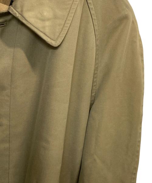 Burberry's（バーバリーズ）Burberry's (バーバリーズ) 裏ノヴァチェックステンカラーコート カーキ サイズ:記載なしの古着・服飾アイテム