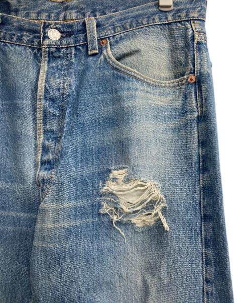 LEVI'S（リーバイス）LEVI'S (リーバイス) 90s 501 custum damage denim インディゴ サイズ:Ｗ34×Ｌ30の古着・服飾アイテム