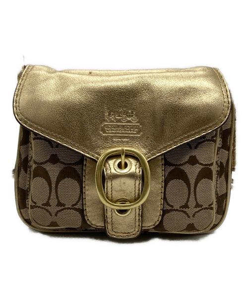 COACH（コーチ）COACH (コーチ) ショルダーバッグ ベージュの古着・服飾アイテム