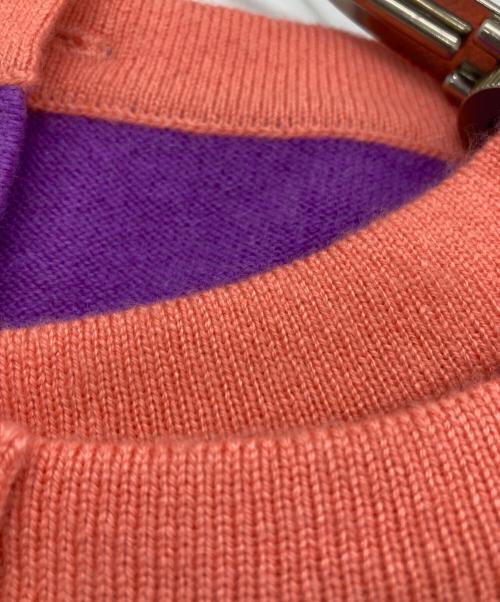 CHANEL（シャネル）CHANEL (シャネル) カシミヤアンサンブルカーディガン パープル サイズ:42の古着・服飾アイテム