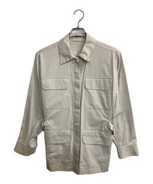 HERMES（エルメス）HERMES (エルメス) サファリシャツジャケット アイボリー サイズ:34の古着・服飾アイテム