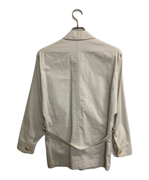 HERMES（エルメス）HERMES (エルメス) サファリシャツジャケット アイボリー サイズ:34の古着・服飾アイテム