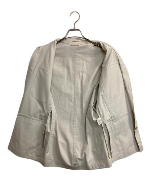 HERMES（エルメス）HERMES (エルメス) サファリシャツジャケット アイボリー サイズ:34の古着・服飾アイテム