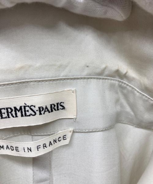 HERMES（エルメス）HERMES (エルメス) サファリシャツジャケット アイボリー サイズ:34の古着・服飾アイテム