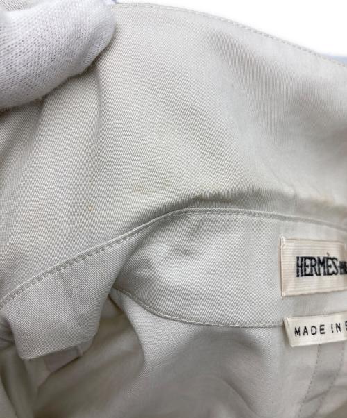 HERMES（エルメス）HERMES (エルメス) サファリシャツジャケット アイボリー サイズ:34の古着・服飾アイテム