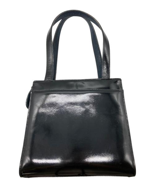 CHANEL（シャネル）CHANEL (シャネル) ココマークエナメルショルダーバッグ ブラックの古着・服飾アイテム