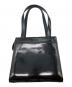 CHANEL (シャネル) ココマークエナメルショルダーバッグ ブラック：60000円