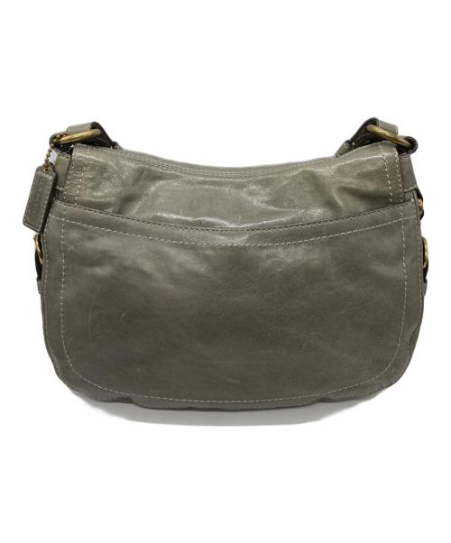 COACH（コーチ）COACH (コーチ) レザーワンショルダーバッグ グレーの古着・服飾アイテム
