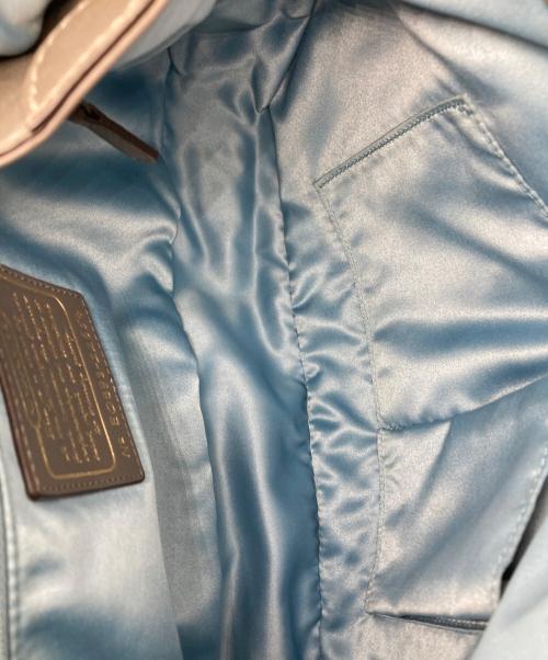 COACH（コーチ）COACH (コーチ) レザーワンショルダーバッグ グレーの古着・服飾アイテム