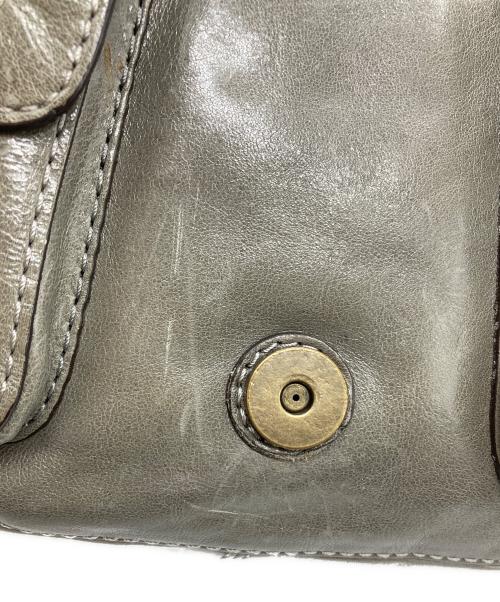 COACH（コーチ）COACH (コーチ) レザーワンショルダーバッグ グレーの古着・服飾アイテム
