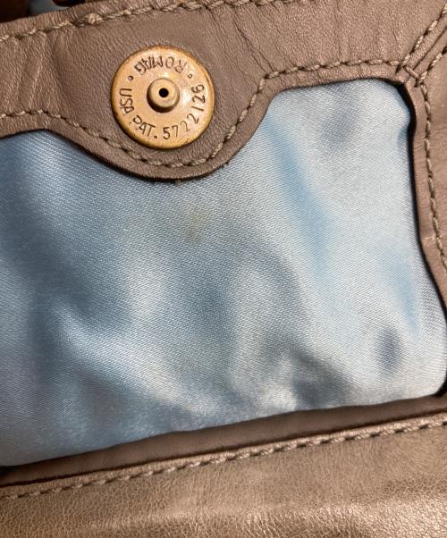 COACH（コーチ）COACH (コーチ) レザーワンショルダーバッグ グレーの古着・服飾アイテム