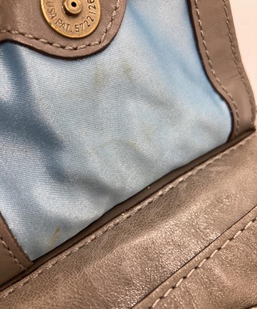 COACH（コーチ）COACH (コーチ) レザーワンショルダーバッグ グレーの古着・服飾アイテム
