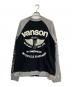 VANSON (バンソン) SWEAT RAGLAN JACKET ブラック×グレー サイズ:ＸＬ：9000円