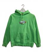 SUPREMEシュプリーム）の古着「Cop Car Hooded Sweatshirt」｜グリーン